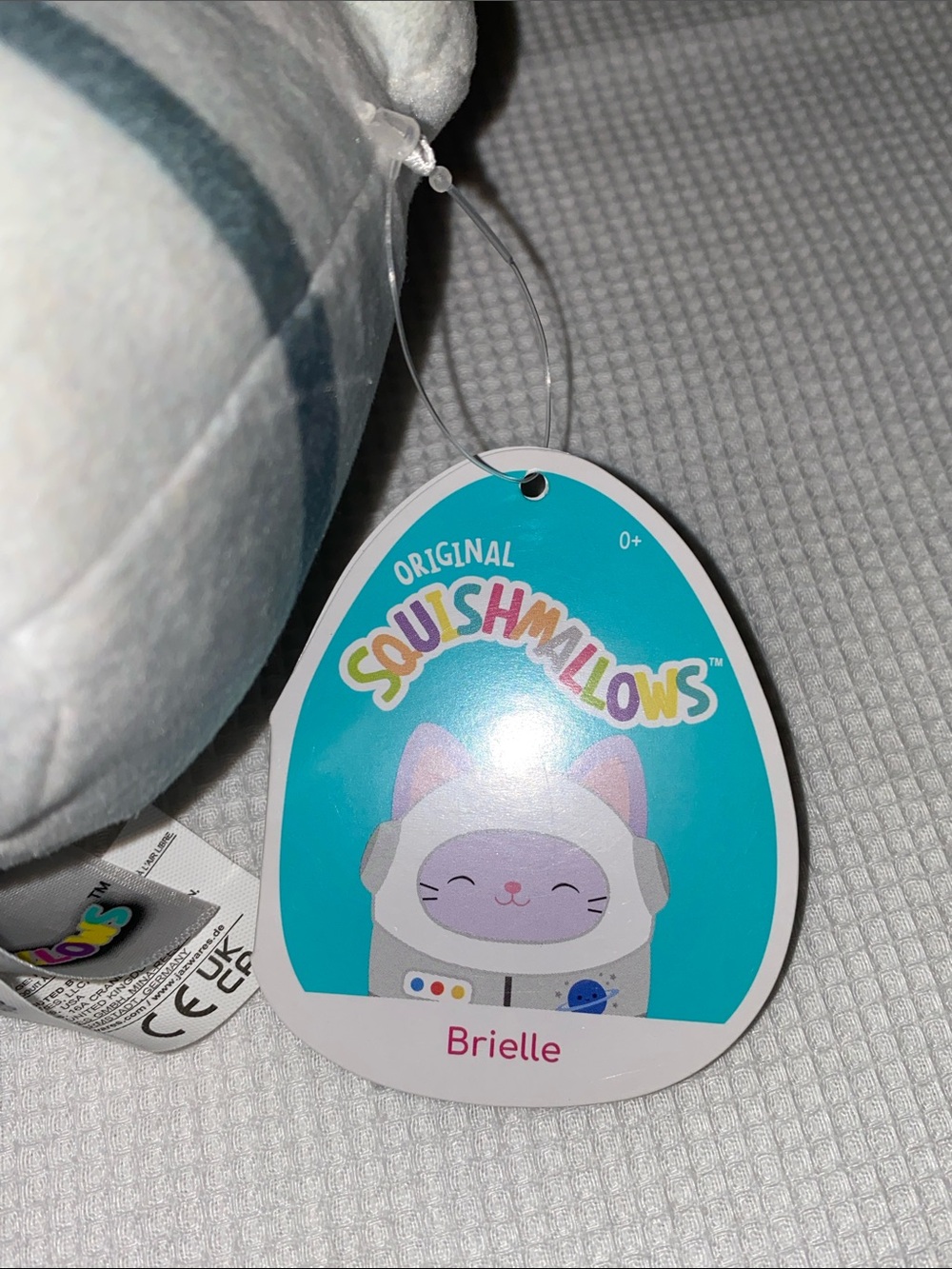 Squishmallows Gordon Astronaut Dog 8” & Brielle Cat 5” Plush Set NWT - Picture 9 of 16